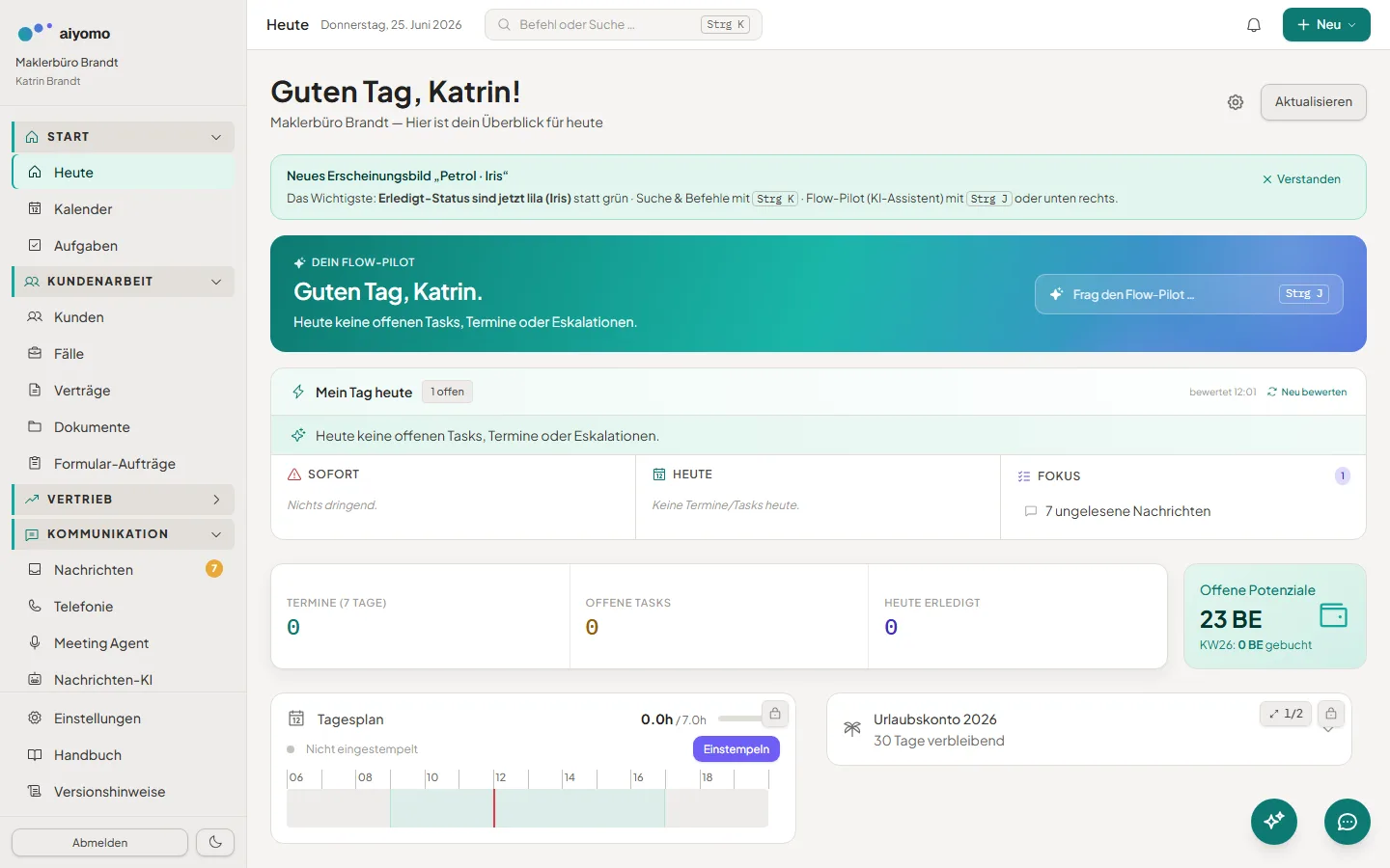 aiyomo – Reporting & KPIs