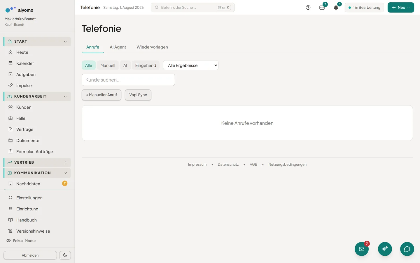 aiyomo – Telefonie & KI-Telefonie